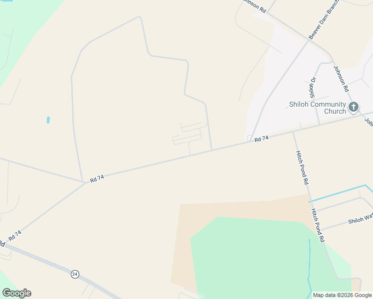 map of restaurants, bars, coffee shops, grocery stores, and more near 13171 Shiloh Church Road in Laurel