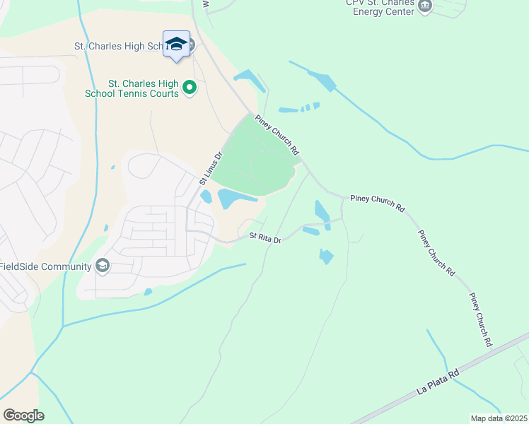 map of restaurants, bars, coffee shops, grocery stores, and more near 5505 Mighty Casey Court in Waldorf