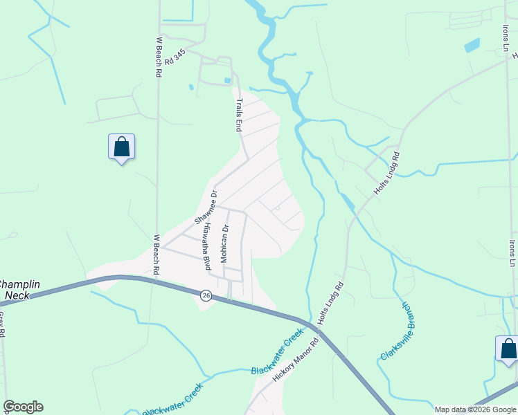 map of restaurants, bars, coffee shops, grocery stores, and more near 34066 Pocahontas Road in Dagsboro