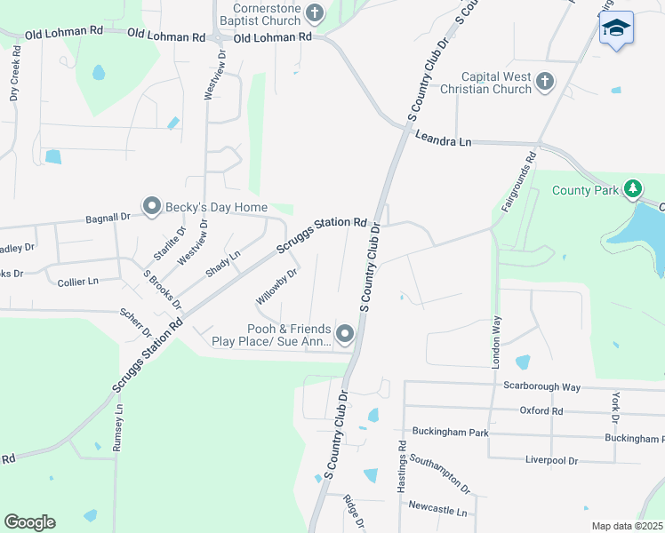 map of restaurants, bars, coffee shops, grocery stores, and more near 1611 Northport Drive in Jefferson City