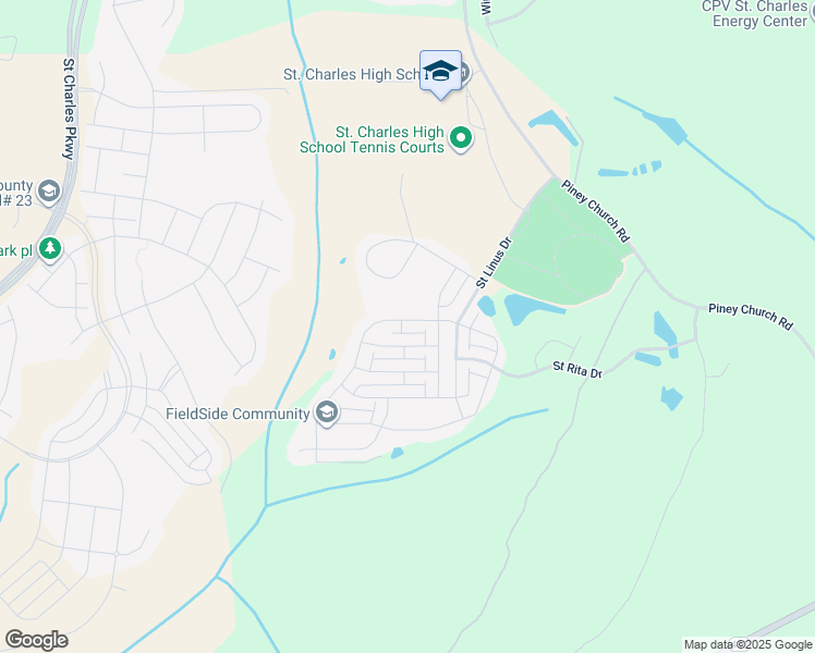 map of restaurants, bars, coffee shops, grocery stores, and more near Blue Crab Lane in Waldorf