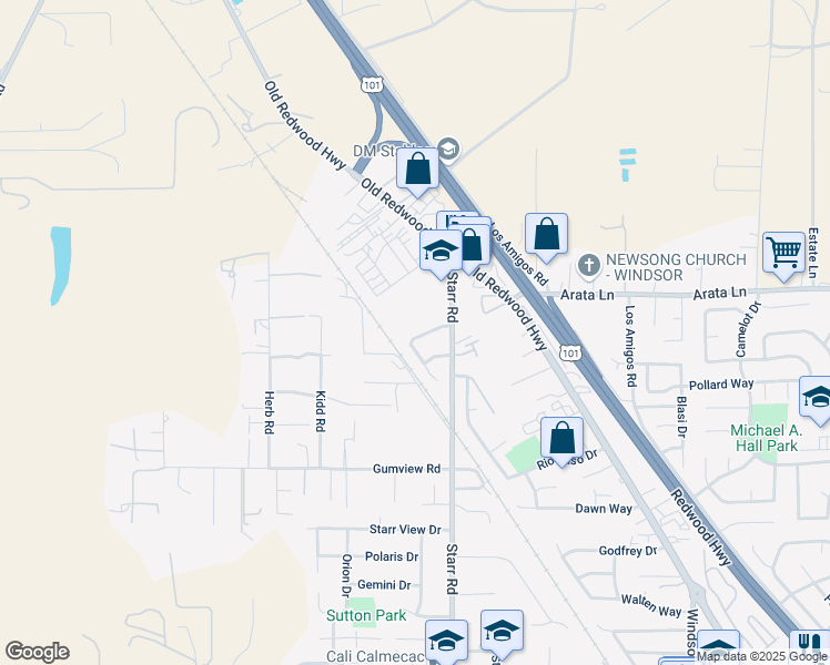 map of restaurants, bars, coffee shops, grocery stores, and more near 178 Fulton Place in Windsor
