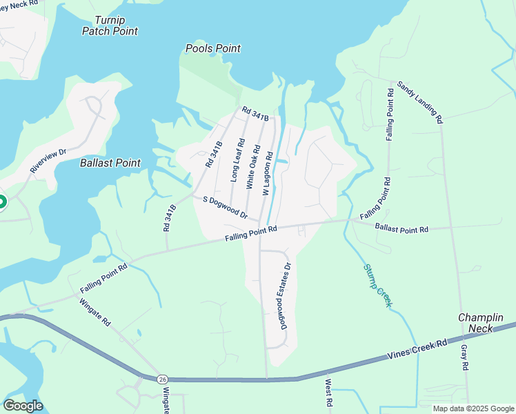 map of restaurants, bars, coffee shops, grocery stores, and more near 30750 West Lagoon Road in Dagsboro