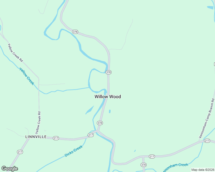 map of restaurants, bars, coffee shops, grocery stores, and more near 5788 Ohio 378 in Willow Wood