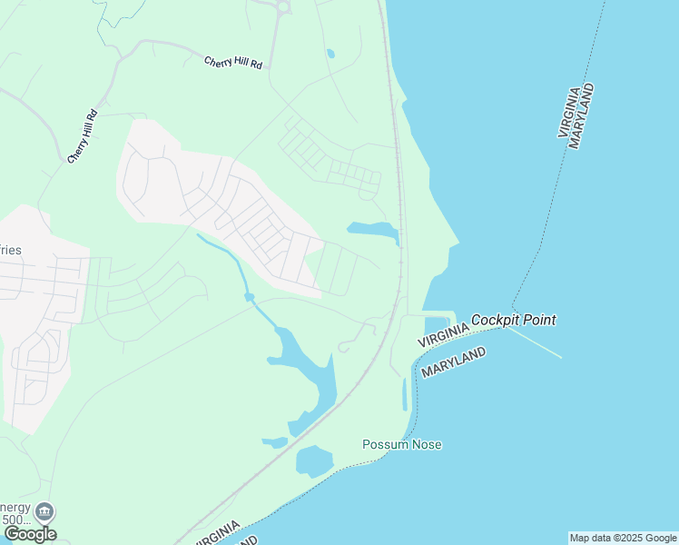 map of restaurants, bars, coffee shops, grocery stores, and more near 1791 Cherry Birch Street in Dumfries