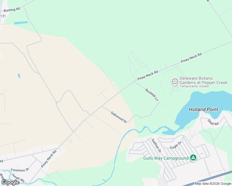 map of restaurants, bars, coffee shops, grocery stores, and more near 29679 Piney Neck Road in Dagsboro