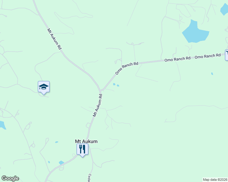 map of restaurants, bars, coffee shops, grocery stores, and more near 2450 Omo Ranch Road in Somerset