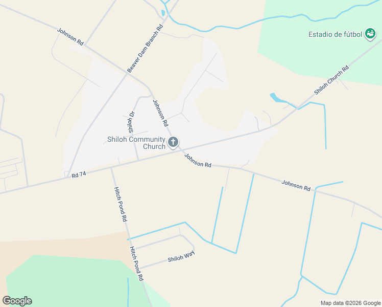 map of restaurants, bars, coffee shops, grocery stores, and more near 14226 Shiloh Church Road in Laurel