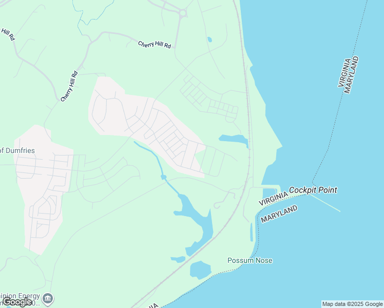 map of restaurants, bars, coffee shops, grocery stores, and more near 1702 Beech Leaf Street in Dumfries