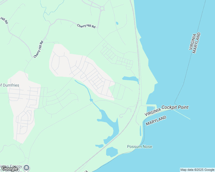 map of restaurants, bars, coffee shops, grocery stores, and more near 1702 Beech Leaf Street in Dumfries