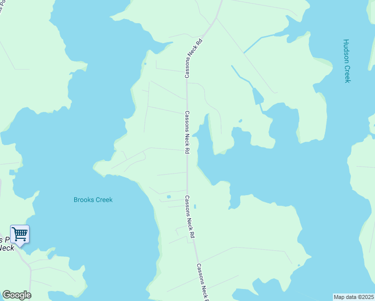 map of restaurants, bars, coffee shops, grocery stores, and more near Cassons Neck Road in Cambridge