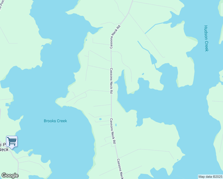 map of restaurants, bars, coffee shops, grocery stores, and more near Cassons Neck Road in Cambridge