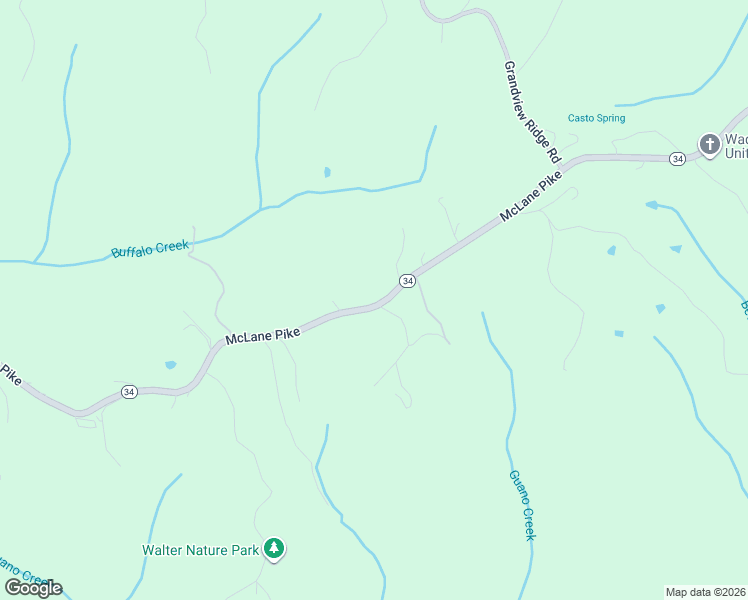 map of restaurants, bars, coffee shops, grocery stores, and more near 3607 McLane Pike in Putnam County