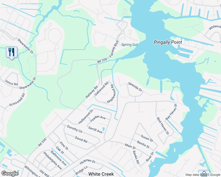 map of restaurants, bars, coffee shops, grocery stores, and more near in Millville