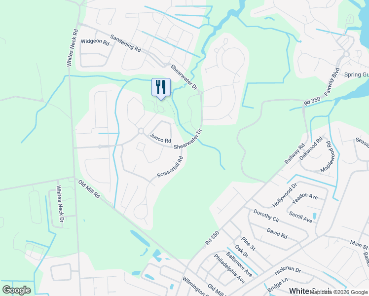 map of restaurants, bars, coffee shops, grocery stores, and more near 30949 Scissorbill Road in Ocean View