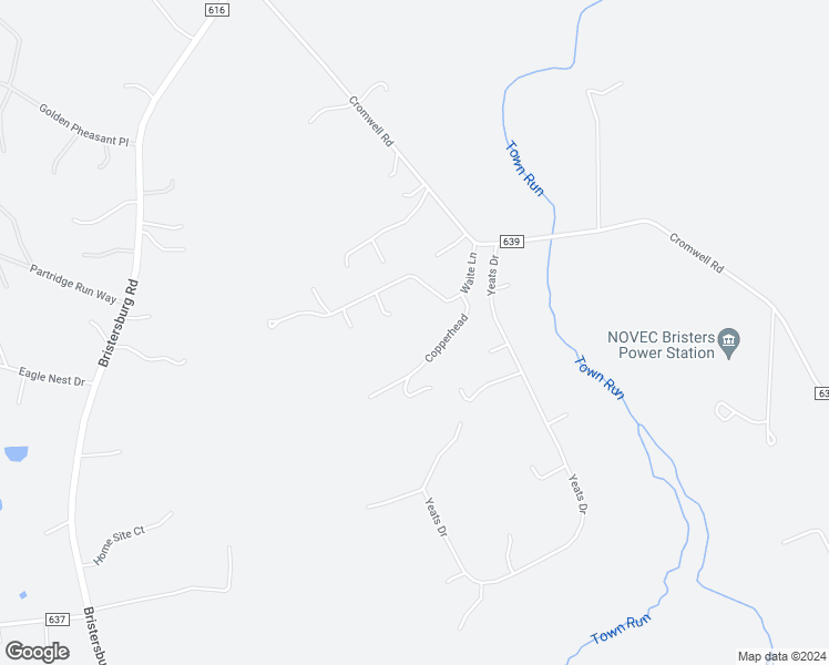 map of restaurants, bars, coffee shops, grocery stores, and more near 11365 Waite Lane in Catlett