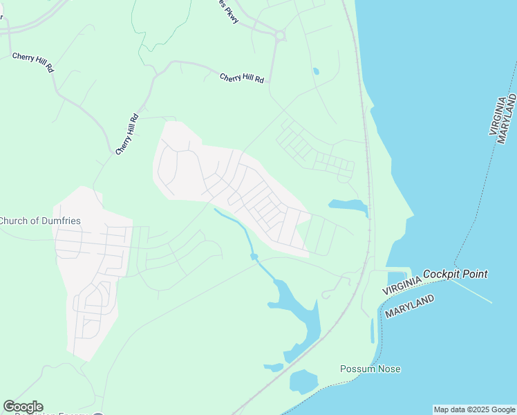 map of restaurants, bars, coffee shops, grocery stores, and more near 1783 Hickory Woods Road in Dumfries