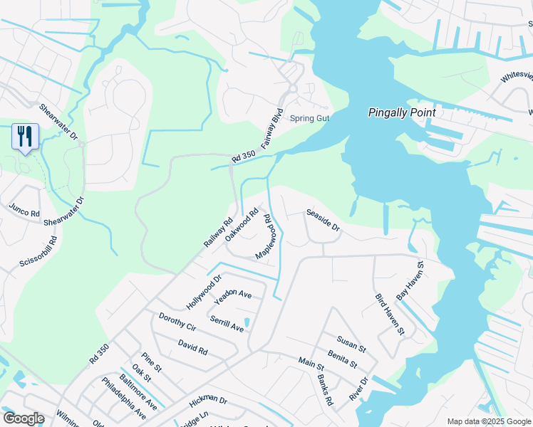map of restaurants, bars, coffee shops, grocery stores, and more near in Millville