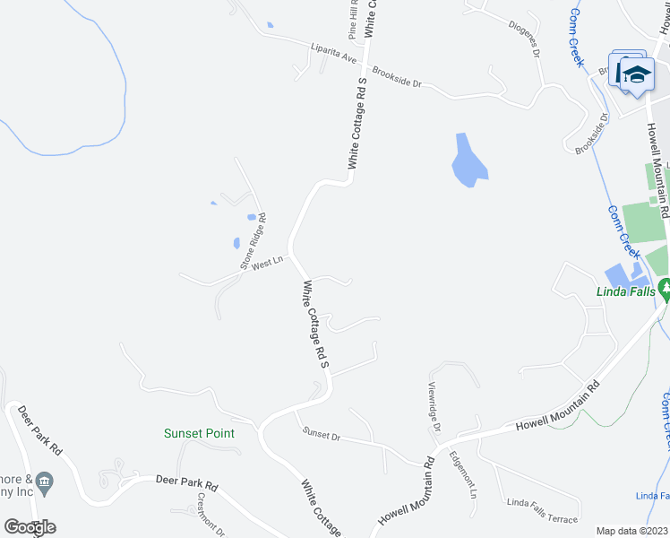 map of restaurants, bars, coffee shops, grocery stores, and more near 277 Luring Pines Drive in Angwin