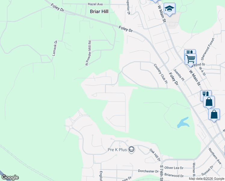 map of restaurants, bars, coffee shops, grocery stores, and more near 2 Powder Mill Road in Belleville