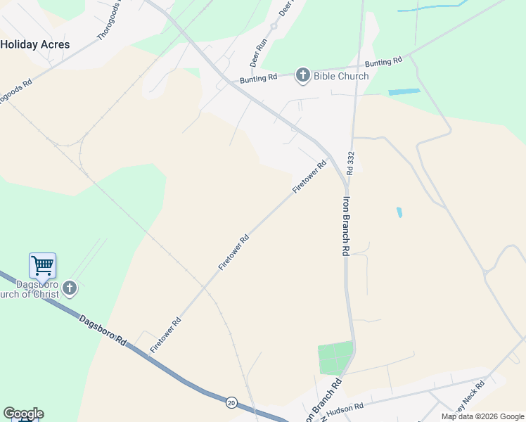 map of restaurants, bars, coffee shops, grocery stores, and more near 30622 Iron Branch Road in Dagsboro