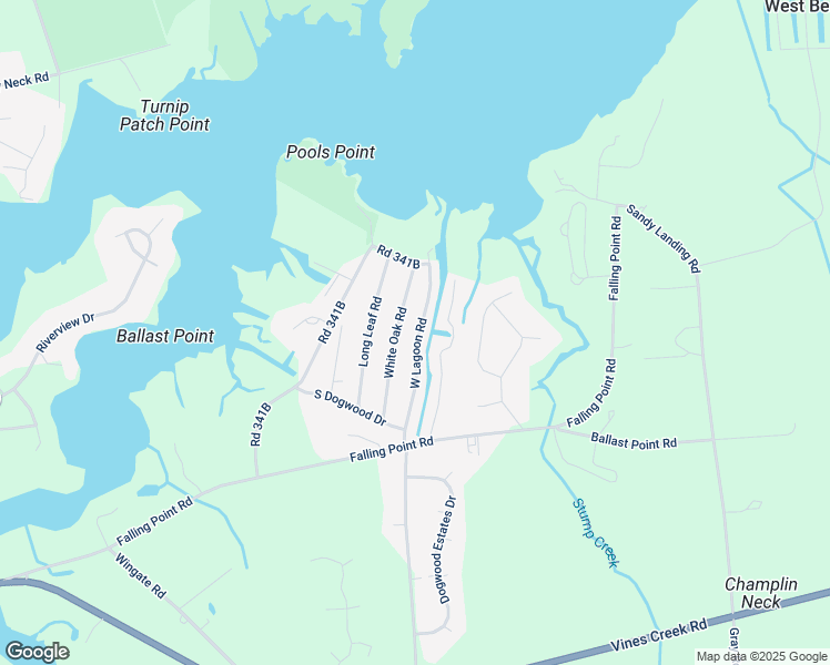 map of restaurants, bars, coffee shops, grocery stores, and more near 30837 West Lagoon Road in Dagsboro