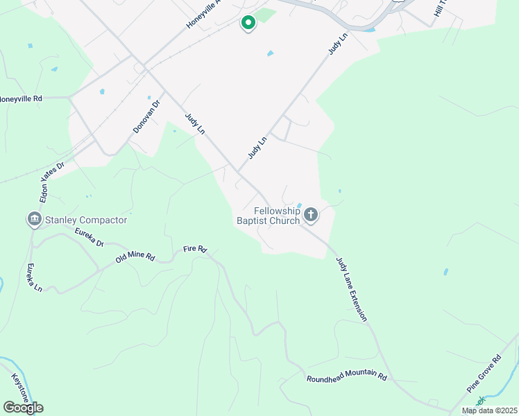 map of restaurants, bars, coffee shops, grocery stores, and more near 770 Judy Lane in Stanley