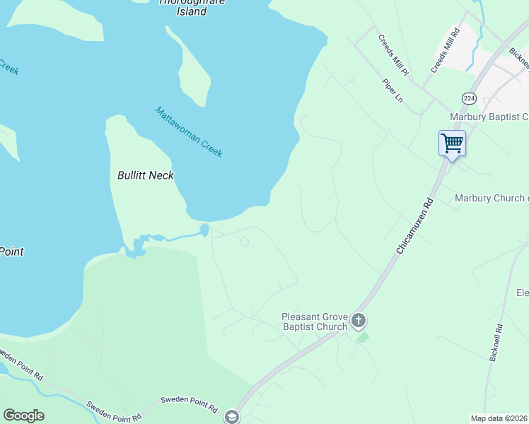 map of restaurants, bars, coffee shops, grocery stores, and more near 5480 Grinder Road in Marbury