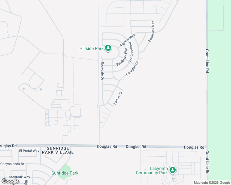 map of restaurants, bars, coffee shops, grocery stores, and more near 3735 Edington Drive in Rancho Cordova