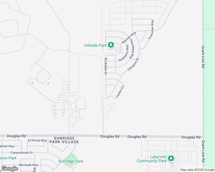 map of restaurants, bars, coffee shops, grocery stores, and more near 3759 Rockdale Drive in Rancho Cordova