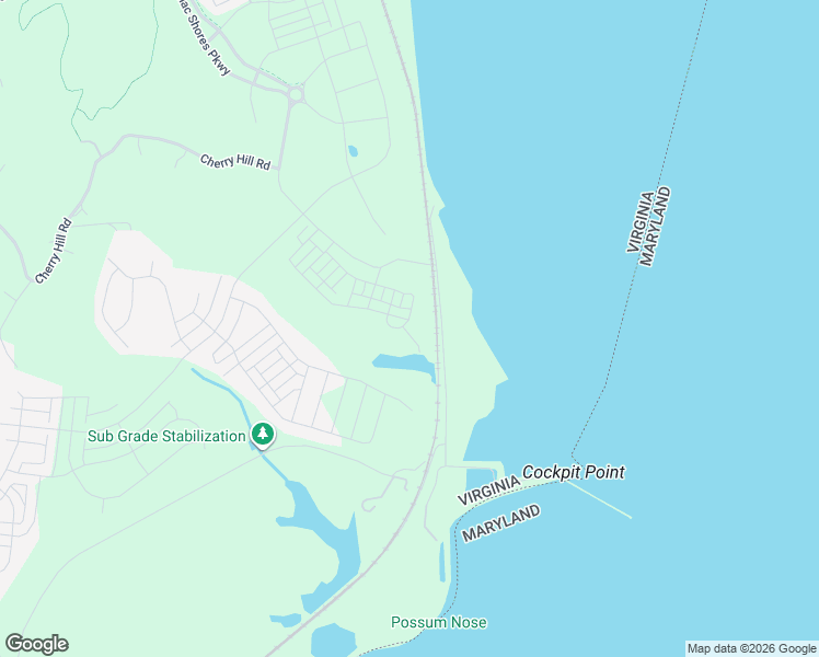 map of restaurants, bars, coffee shops, grocery stores, and more near 1554 Sandpiper Bay Loop in Dumfries