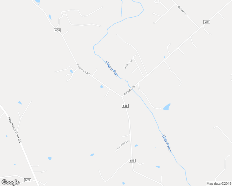 map of restaurants, bars, coffee shops, grocery stores, and more near 11421 Cemetery Road in Bealeton