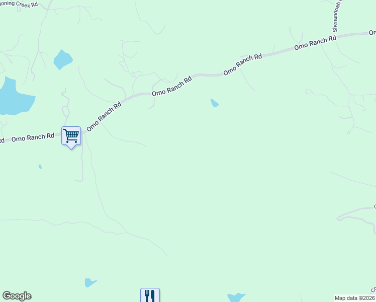 map of restaurants, bars, coffee shops, grocery stores, and more near 3090 Omo Ranch Road in Somerset