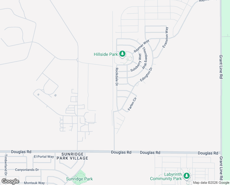 map of restaurants, bars, coffee shops, grocery stores, and more near 3759 Rockdale Drive in Rancho Cordova