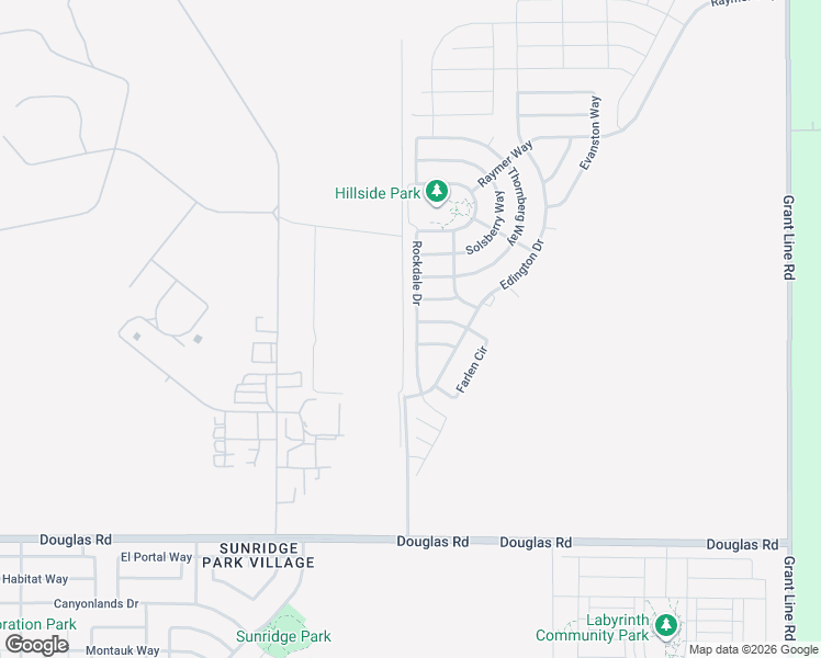 map of restaurants, bars, coffee shops, grocery stores, and more near 3759 Rockdale Drive in Rancho Cordova