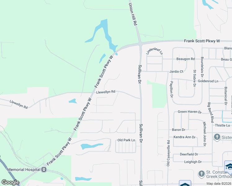 map of restaurants, bars, coffee shops, grocery stores, and more near 1735 Llewellyn Road in Swansea