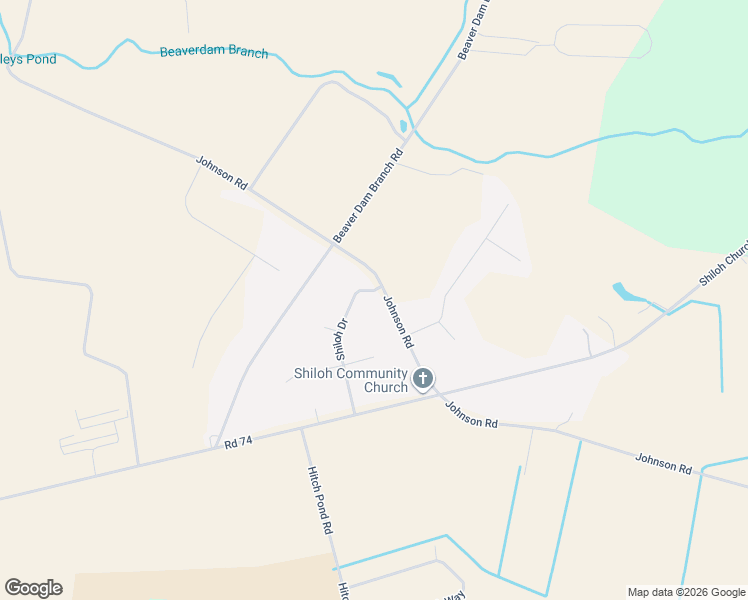 map of restaurants, bars, coffee shops, grocery stores, and more near 14138 Johnson Road in Laurel