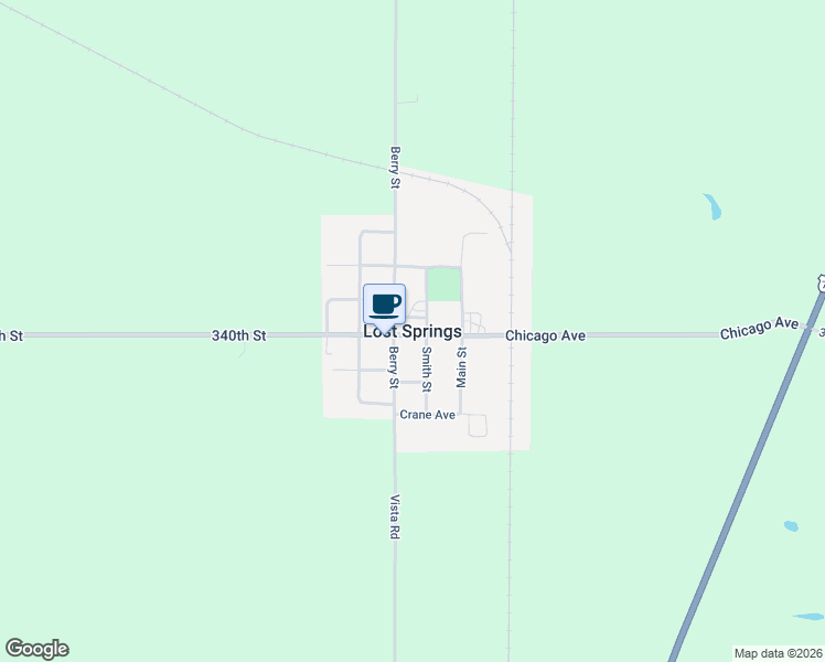 map of restaurants, bars, coffee shops, grocery stores, and more near in Lost Springs