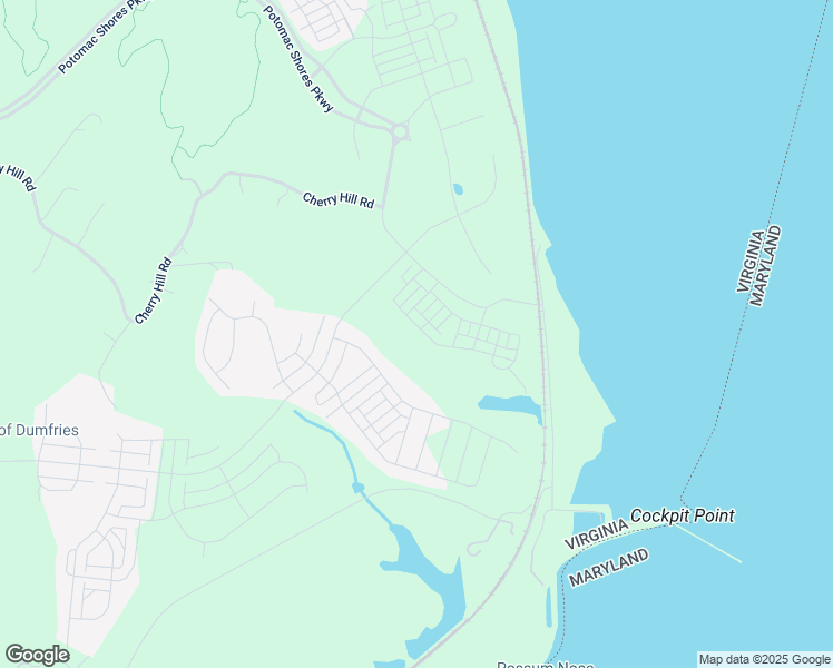 map of restaurants, bars, coffee shops, grocery stores, and more near 1547 Meadowlark Glen Road in Dumfries