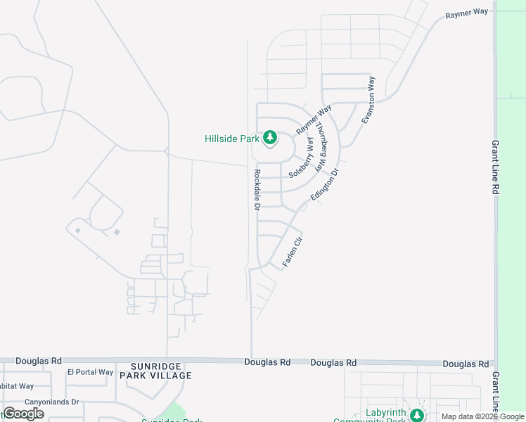 map of restaurants, bars, coffee shops, grocery stores, and more near 12554 Aviston Way in Rancho Cordova