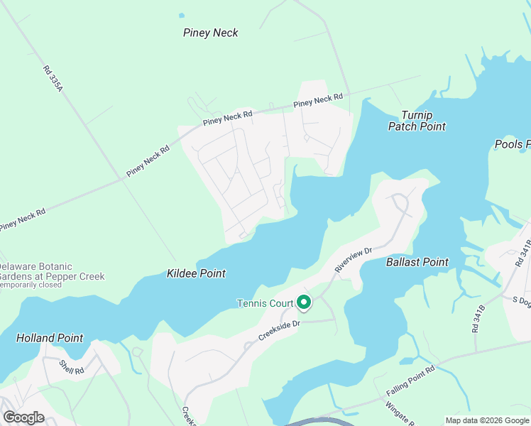 map of restaurants, bars, coffee shops, grocery stores, and more near 33317 Bayberry Court in Dagsboro
