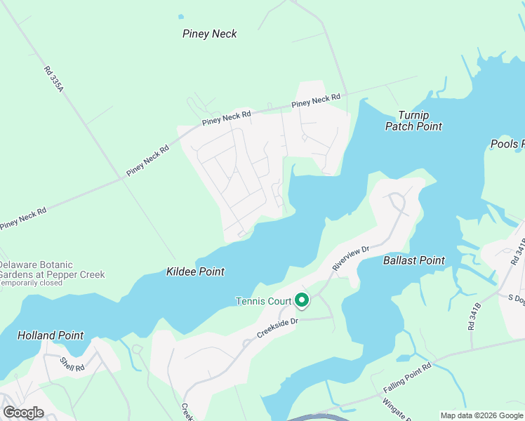 map of restaurants, bars, coffee shops, grocery stores, and more near 33317 Bayberry Court in Dagsboro