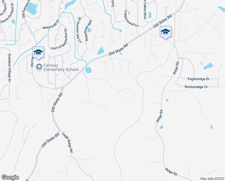 map of restaurants, bars, coffee shops, grocery stores, and more near 16332 Meadowside Ridge Lane in Wildwood