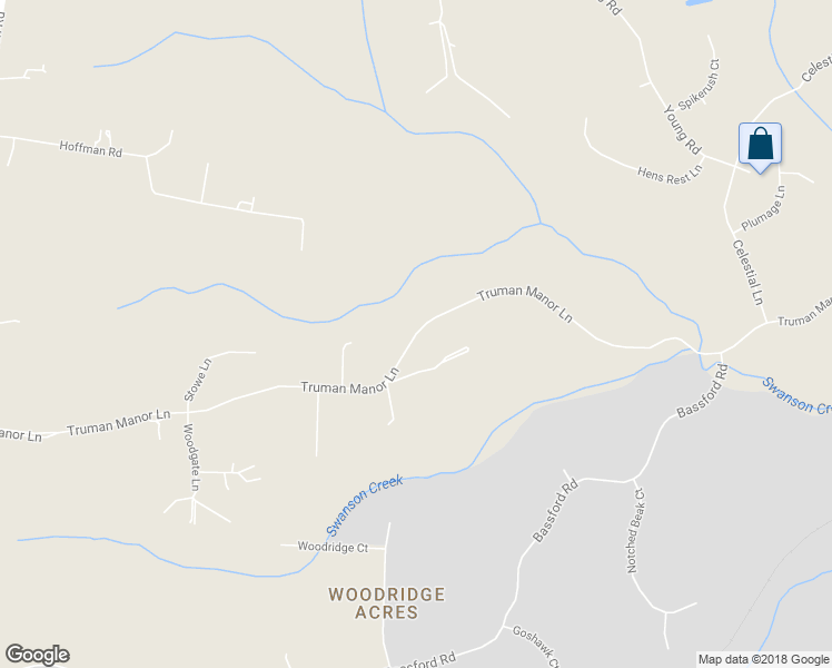 map of restaurants, bars, coffee shops, grocery stores, and more near 15102 Truman Manor Lane in Waldorf