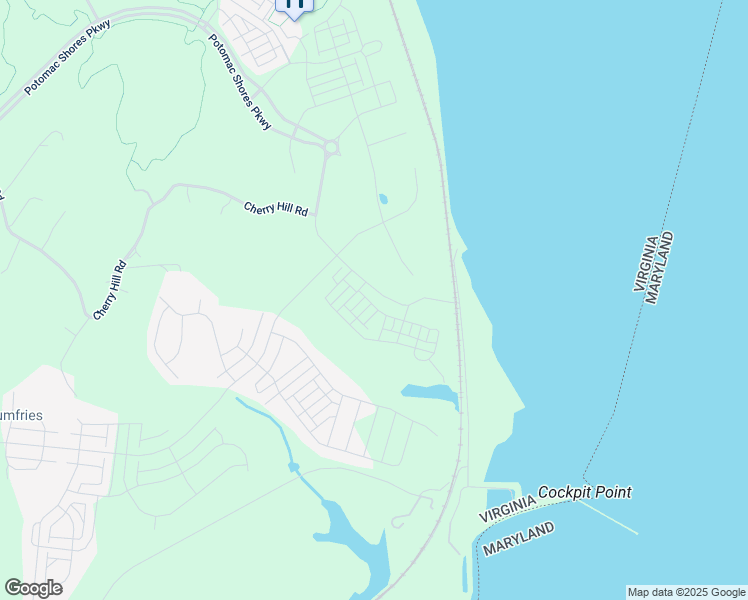 map of restaurants, bars, coffee shops, grocery stores, and more near 1662 Sandpiper Bay Loop in Dumfries