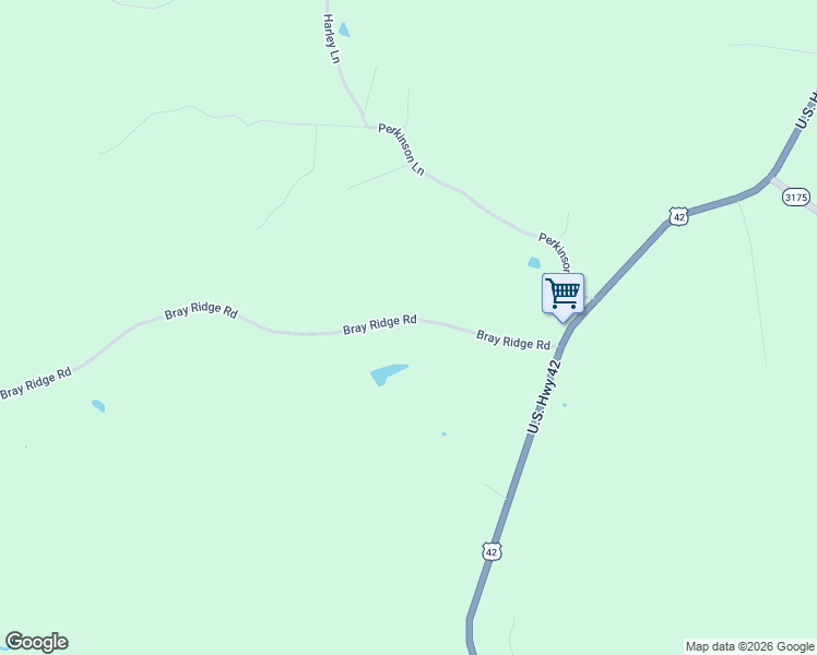 map of restaurants, bars, coffee shops, grocery stores, and more near 64 Bray Ridge Road in Bedford