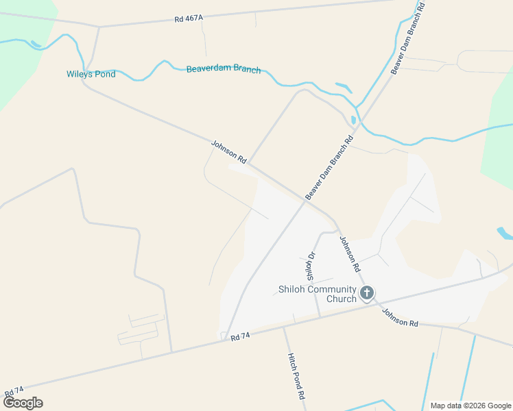 map of restaurants, bars, coffee shops, grocery stores, and more near 14004 Johnson Road in Laurel