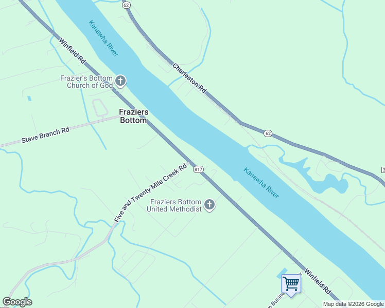 map of restaurants, bars, coffee shops, grocery stores, and more near 16840 Winfield Road in Winfield