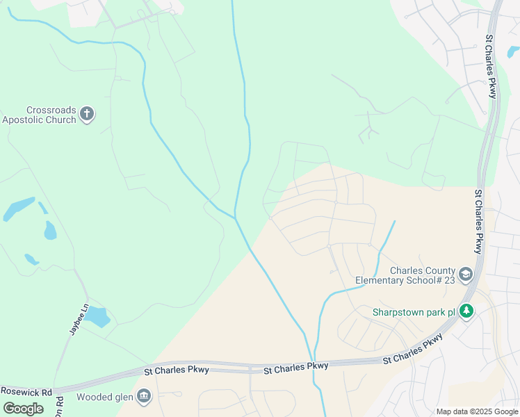 map of restaurants, bars, coffee shops, grocery stores, and more near 5264 Newport Circle in Waldorf