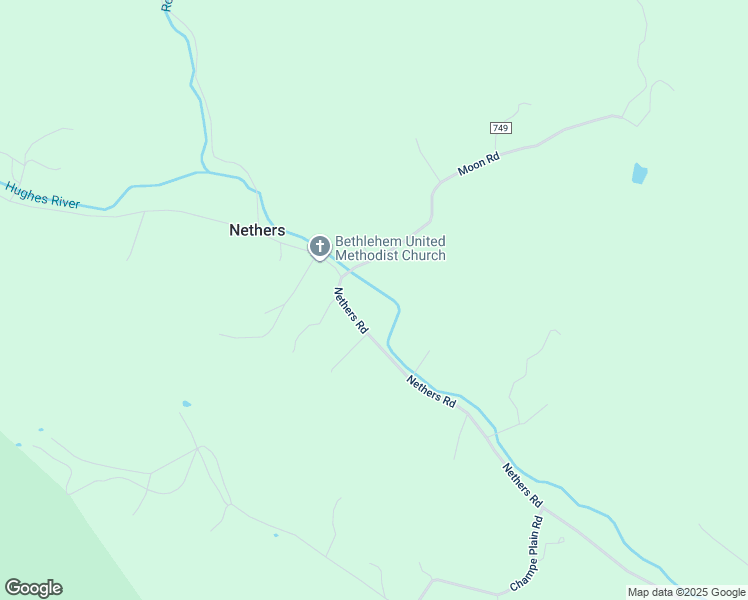 map of restaurants, bars, coffee shops, grocery stores, and more near 1800 Nethers Road in Sperryville